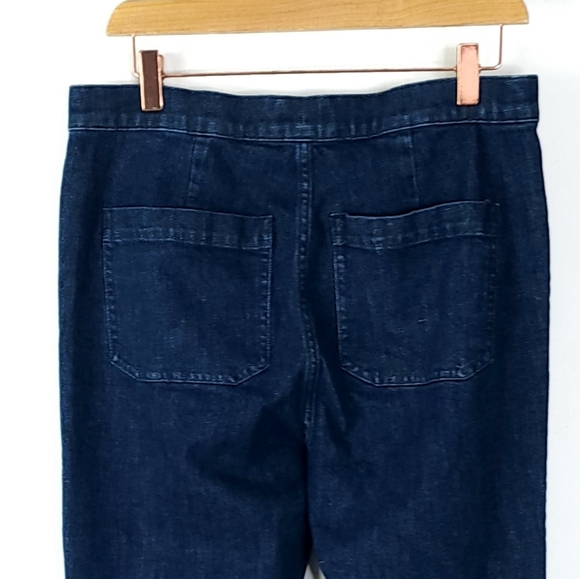 J Crew Billie Demi Boot Crop Sailor Front Jean Size 30 - Picture 6 of 6